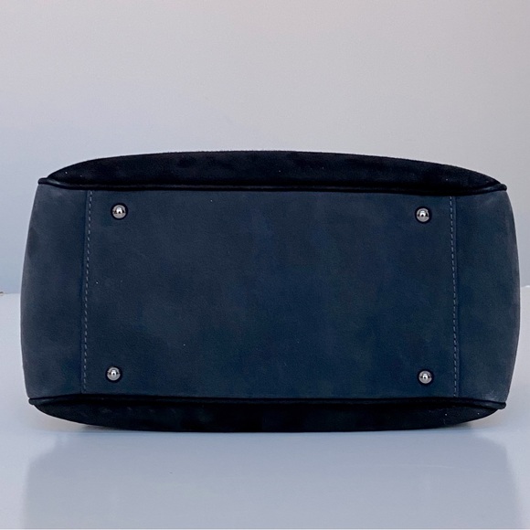 Chanel 2-Toned Suede Bowler - RARE VINTAGE - Picture 3 of 11